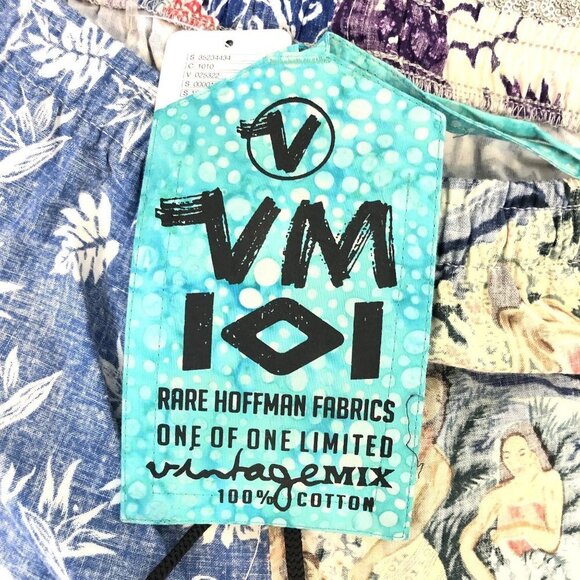 Without Walls Vintage Mix Size L One Of One Hoffman Print Shorts Limited - Picture 5 of 8